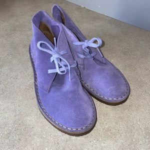 JCrew crew cuts Macalister suede short booties flats size 4